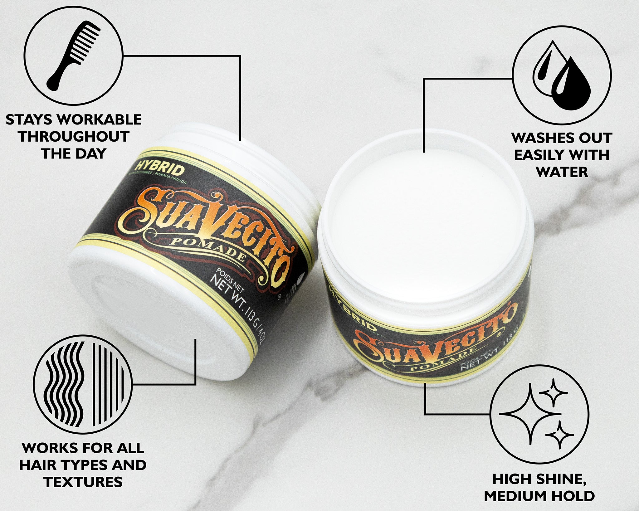Hybrid Pomade – Suavecito Canada