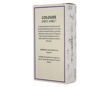 Cologne Santo Sunset packaging box on a white background