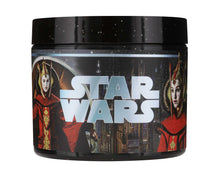 Star Wars themed container with Queen Amidala on a black background