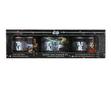 Load image into Gallery viewer, Star Wars light side pomade set packaging on a white background
