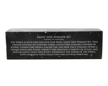 Load image into Gallery viewer, Star Wars Light Side Pomade set packaging with text on a white background
