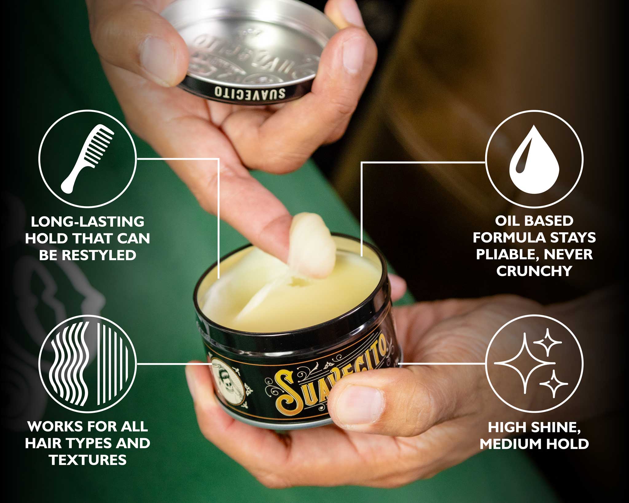 Oil Based Pomade – Suavecito Canada