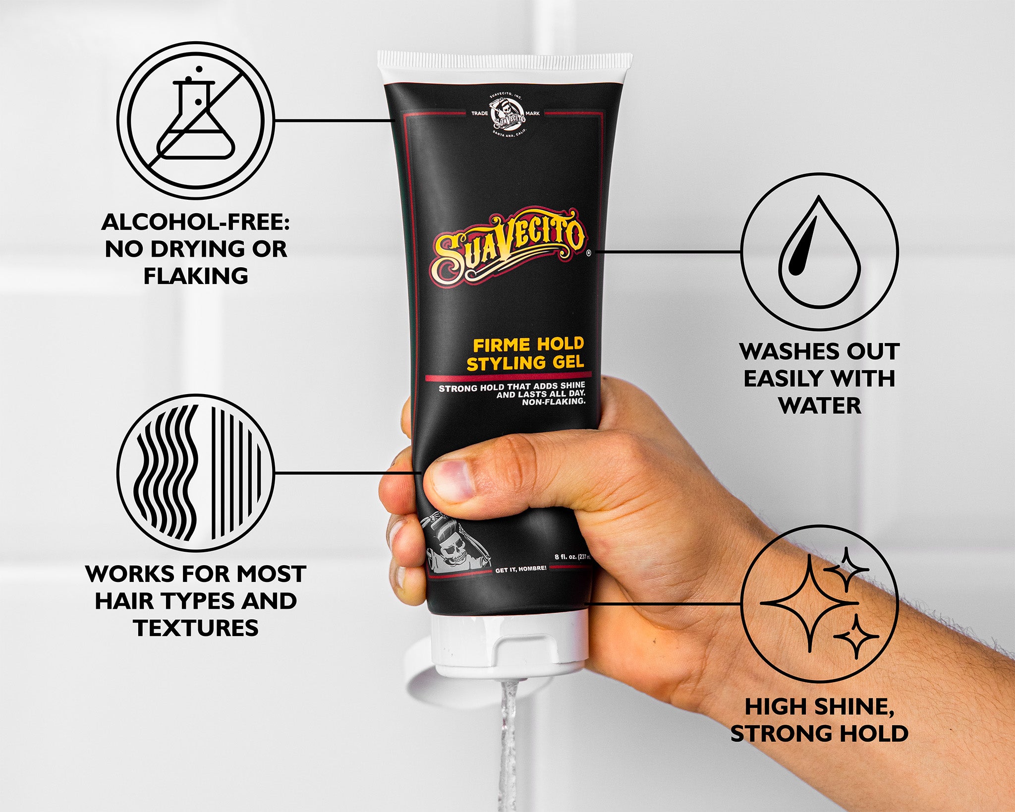Firme Hold Styling Gel – Suavecito Canada